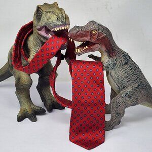 Christian Dior All Silk Red Men's Neck Tie